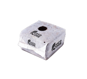 Coco Core 4x4 and 6x6 propagation cubes in breathable fabric bags for cannabis seedlings and clones